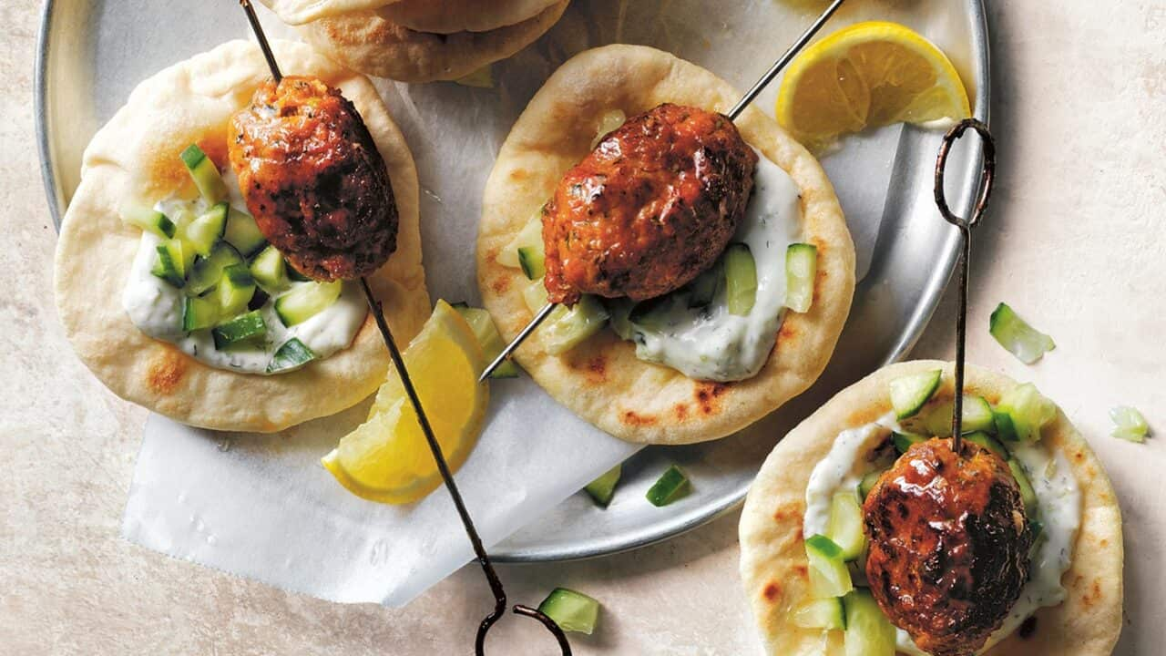 Lamb pitas