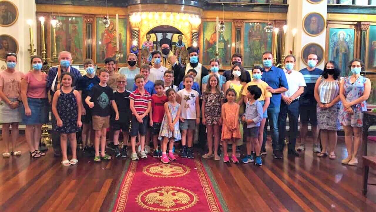 Record of new students enrolled in a Greek school in Western Australia.