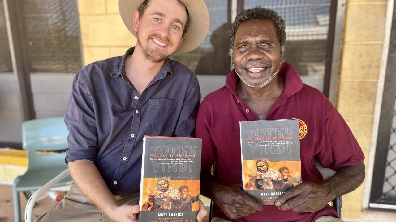 Author Matt Garrick teamed up with Yothu Yindi co-founder Witiyana Marika to tell the band's remarkable story