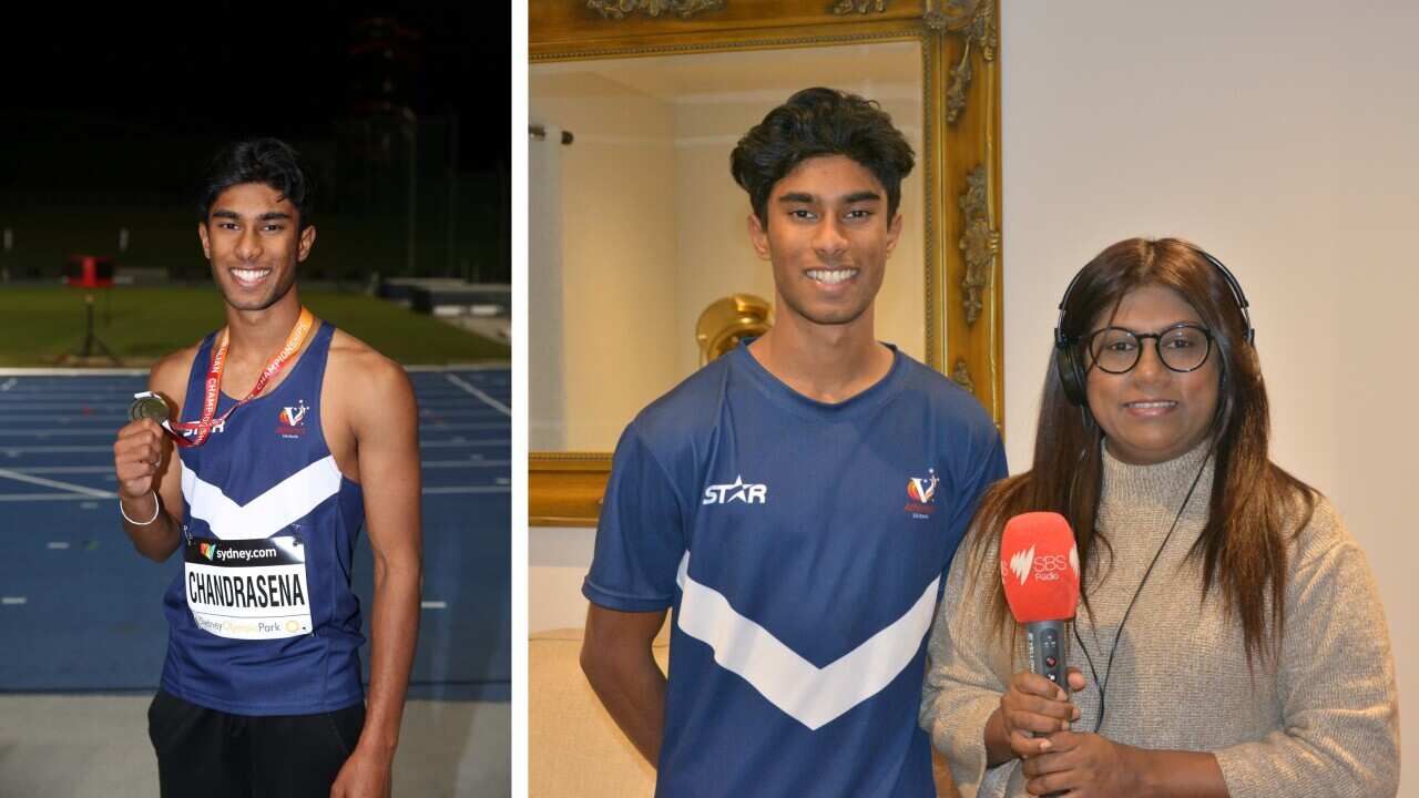 Sri Lankan youth who won the national title at Australia 2021 long jump event speaks to SBS Sinhala Next Generation program