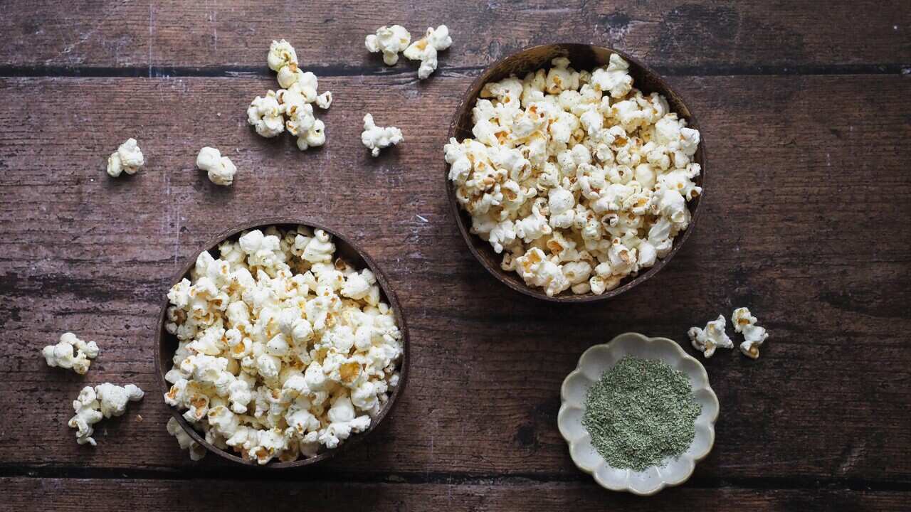 Honey popcorn with lemon myrtle