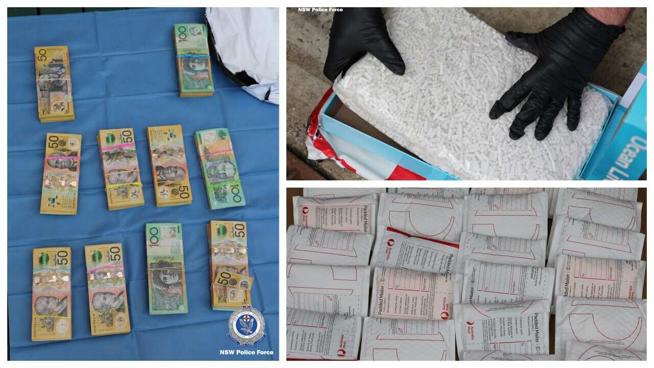 items seized during the operation