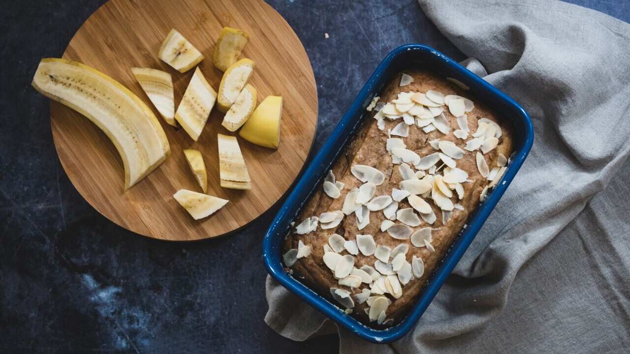 Banana peel loaf